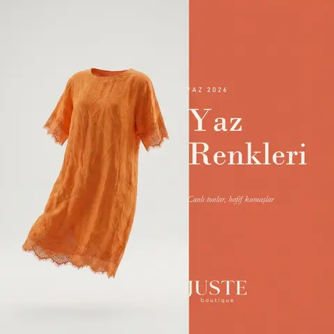 Renk afişi · Juste boutique panel üretimi